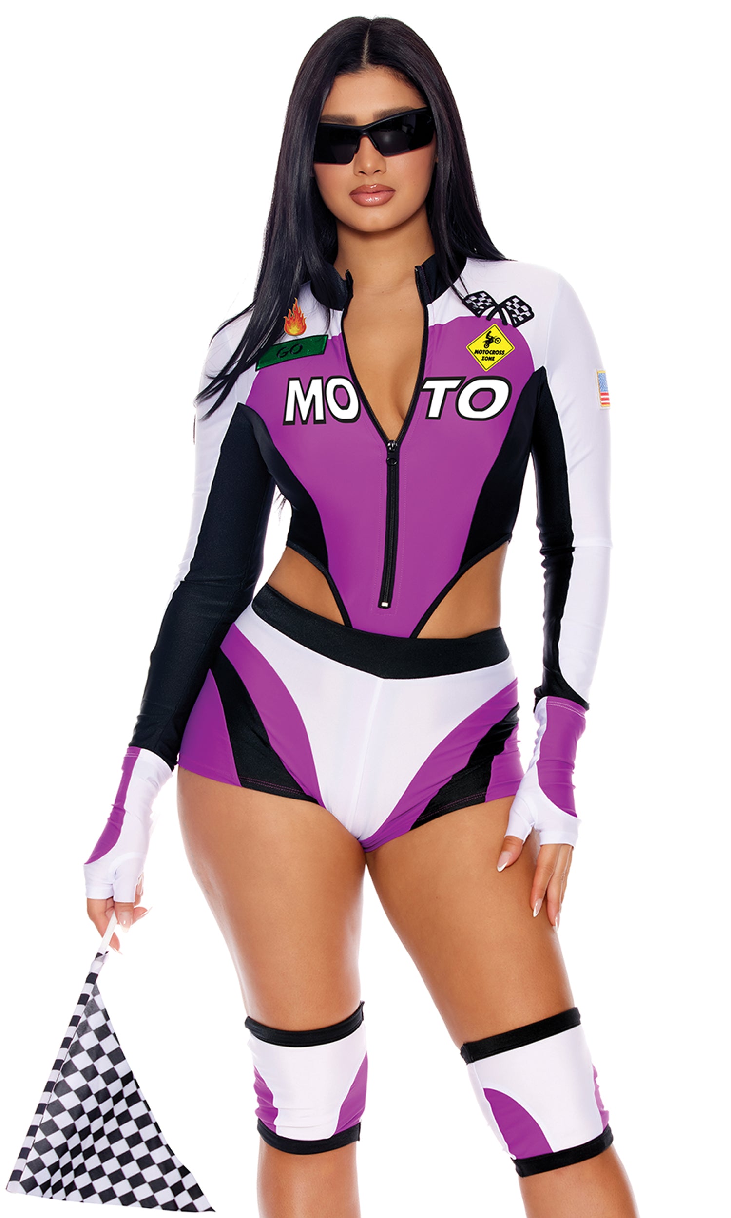 Ready To Race 5-Piece Women's Sexy Motocross Racer Costume  Forplay Catalog
