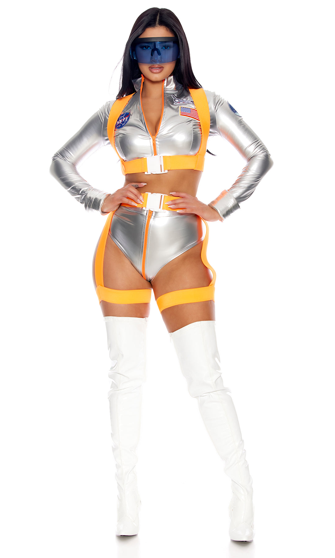 Moon Shine 5-Piece Women's Sexy Astronaut Costume Forplay Catalog Moon Shine 5-Piece Women's Sexy Astronaut Costume Forplay Catalog